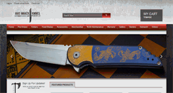 Desktop Screenshot of jakehobackknives.com