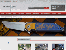Tablet Screenshot of jakehobackknives.com